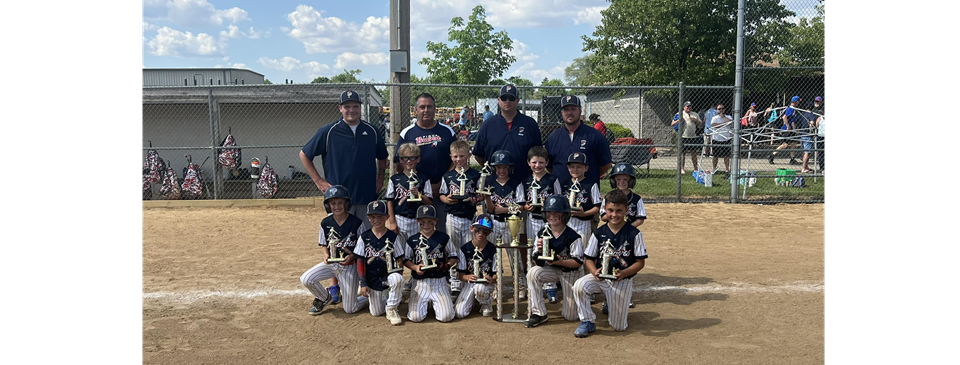 Congratulations to our 8U Braves who were Runners-Up